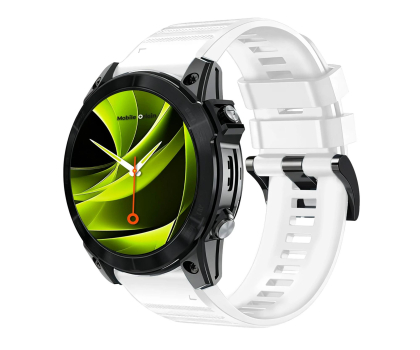 Pasek i akcesoria do zegarków Mobile Origin Easy Strap Silicone Watch 20mm White